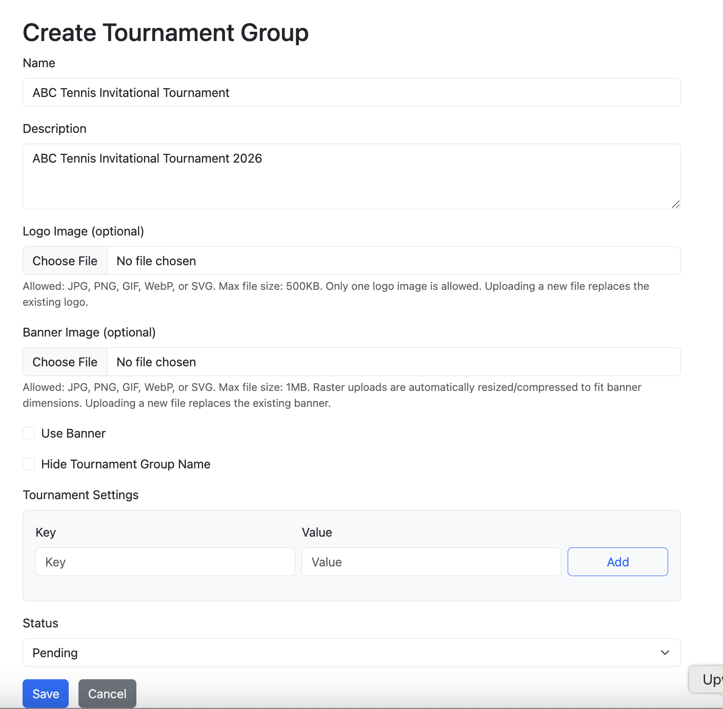 Tournament group